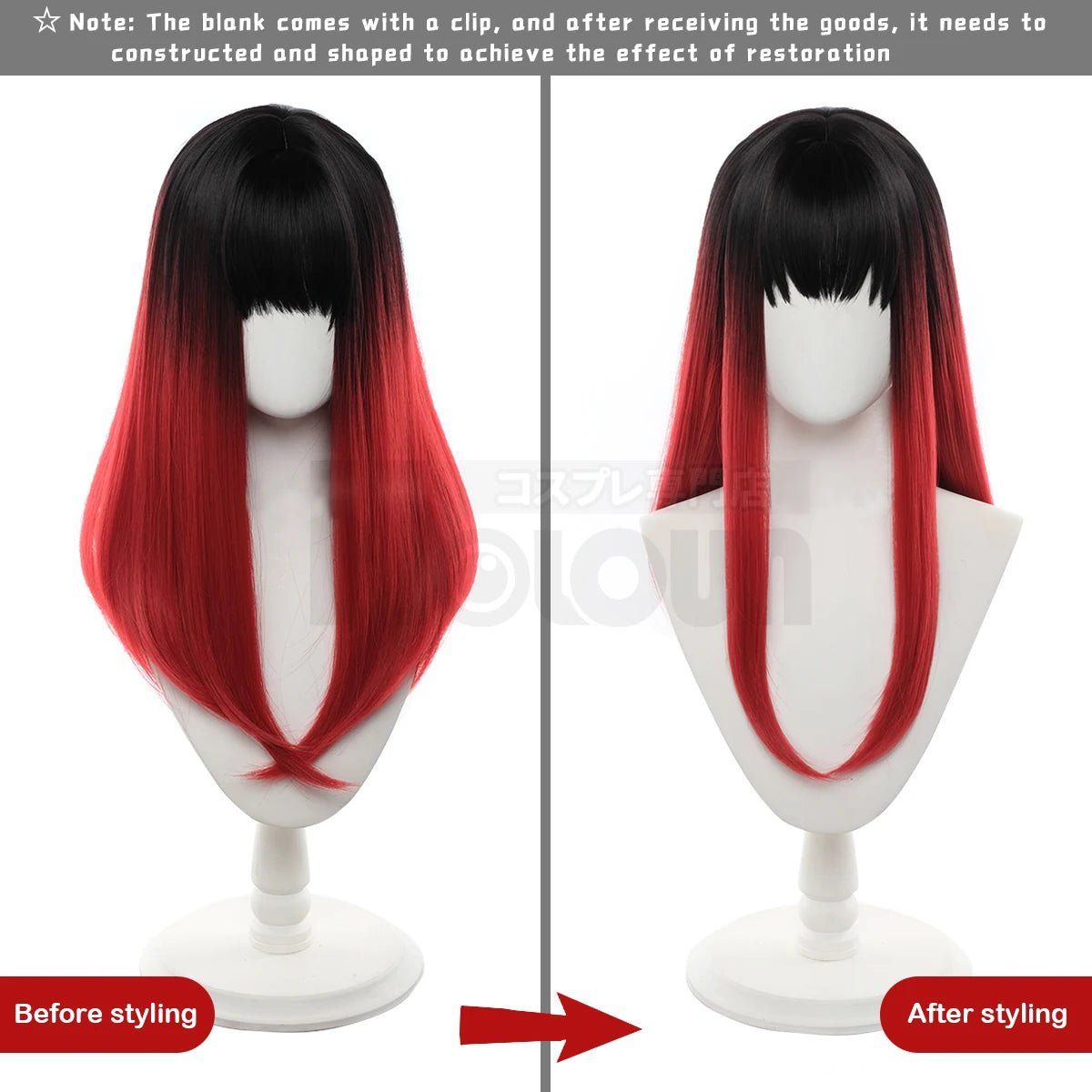 Perruque Cosplay Tasuku Tsubakino Wind Breaker en Fibre Synthétique Résistante à la Chaleur Taille Ajustable avec Bonnet Rose