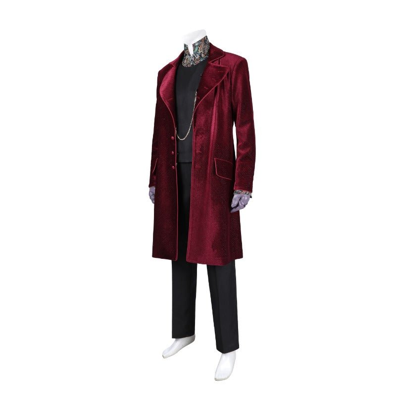Costume Cosplay Willy Wonka pour Adultes - Tenue Fantastique de l'Usine à Chocolat