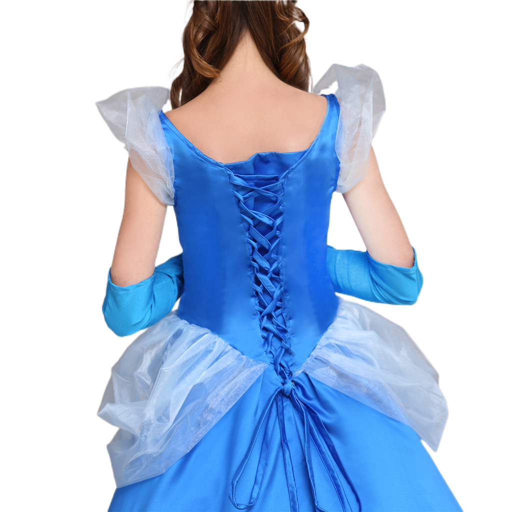 Série de Costumes Cosplay Disney Cinderella: Princesse, Prince, Belle-mère et Domestique