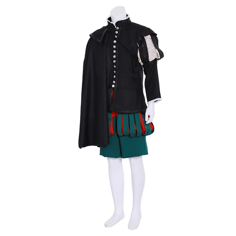 Costume Royal Tudor Victorien Renaissance - Costume Médiéval du Roi avec Cape pour Hommes | L'AniMirage