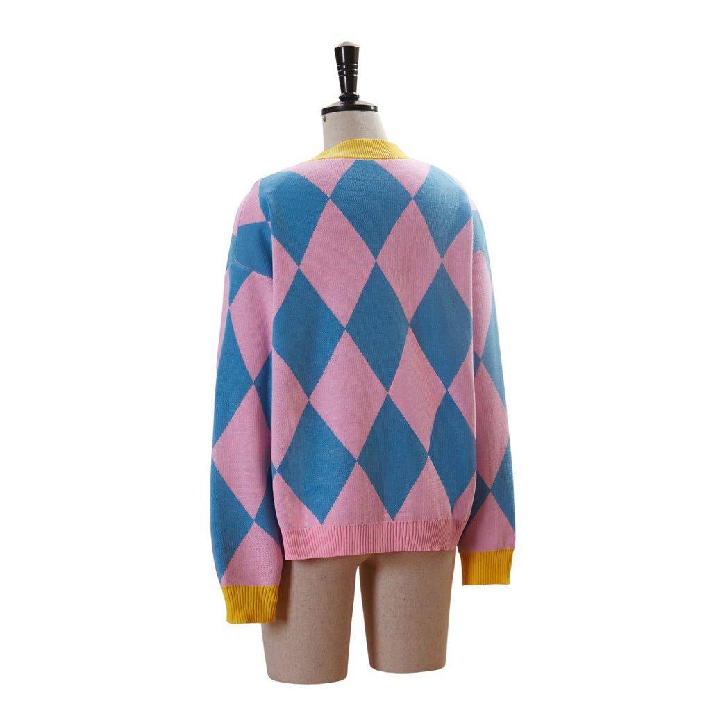 Costume Cosplay Howl Cardigan Tricot Veste Manteau | Inspiré de Studio Ghibli pour Halloween et Événements Thématiques