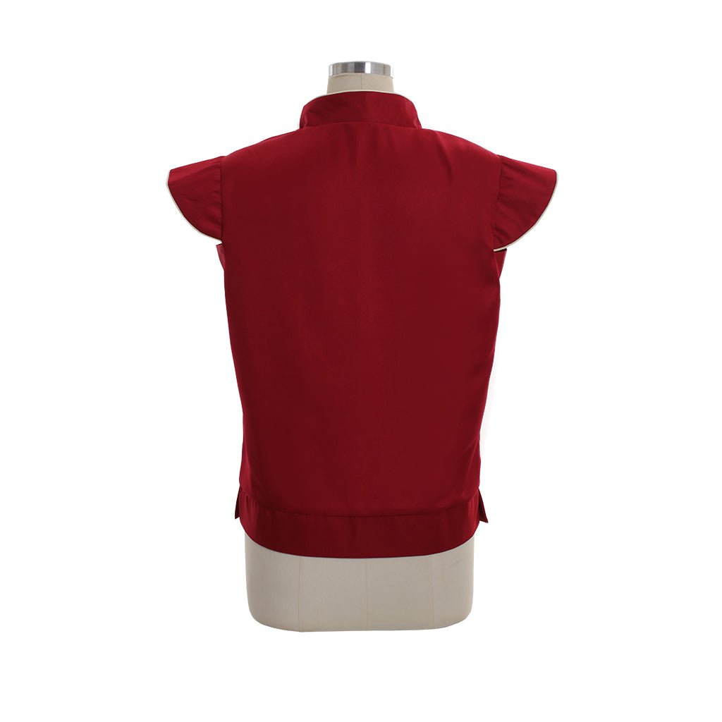 Doublet Gothique Médiéval pour Hommes – Gilet de Cosplay Renaissance Rouge | Série Médiévale L'AniMirage