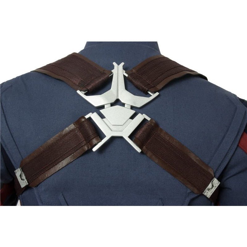 Costume Cosplay Steven Rogers Captain America - Uniforme de Héros pour Halloween