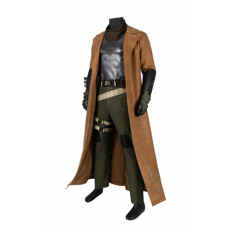 Costume Cosplay Ben Affleck Batman - Manteau Trench en Cuir de Justice League