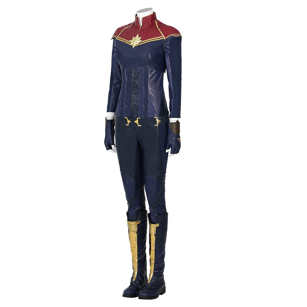 Costume Cosplay Ms Marvel Kamala Khan Combattant pour Halloween Costume Marvel pour Femmes