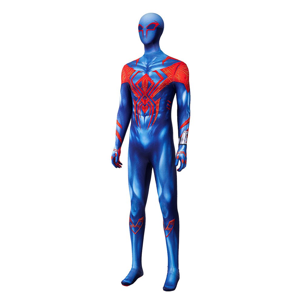 Combinaison Musclée Spiderman 2099 Améliorée - Costume Cosplay Futuriste pour Halloween et Conventions