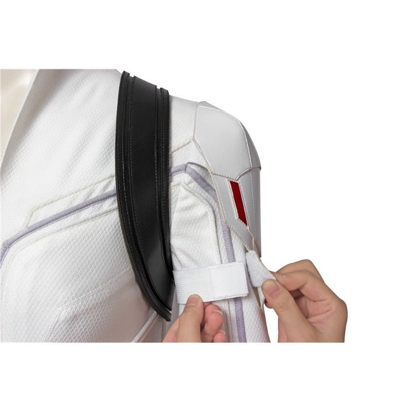 Costume Cosplay Veuve Noire Combinaison Blanche Natasha Romanoff Fait Main