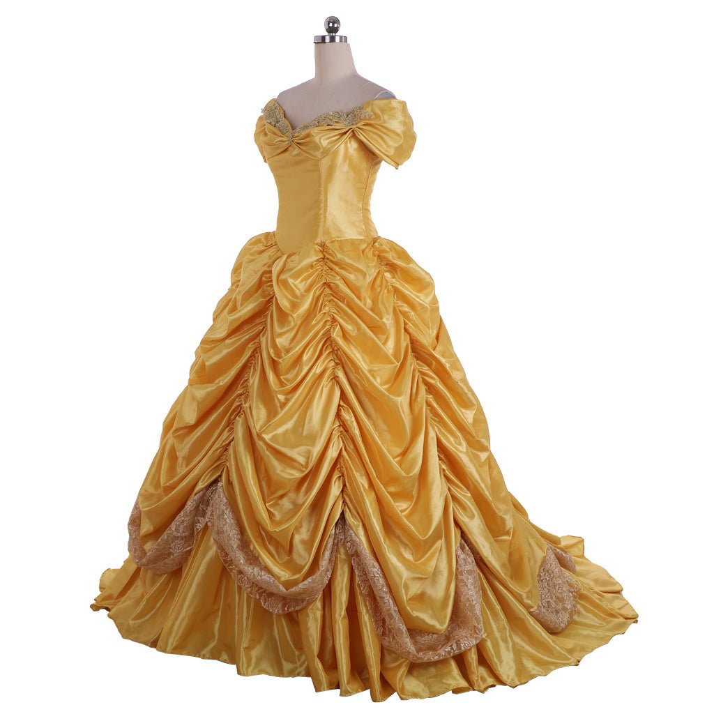 Costume Cosplay Princesse Belle | Robe Adulte Princesse Disney Belle pour Halloween & Fêtes à Thème