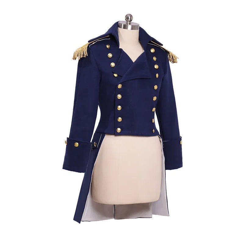 Veste Militaire George Washington 18ème Siècle - Royal Colonial Veste de Smoking | L'AniMirage Série Médiévale