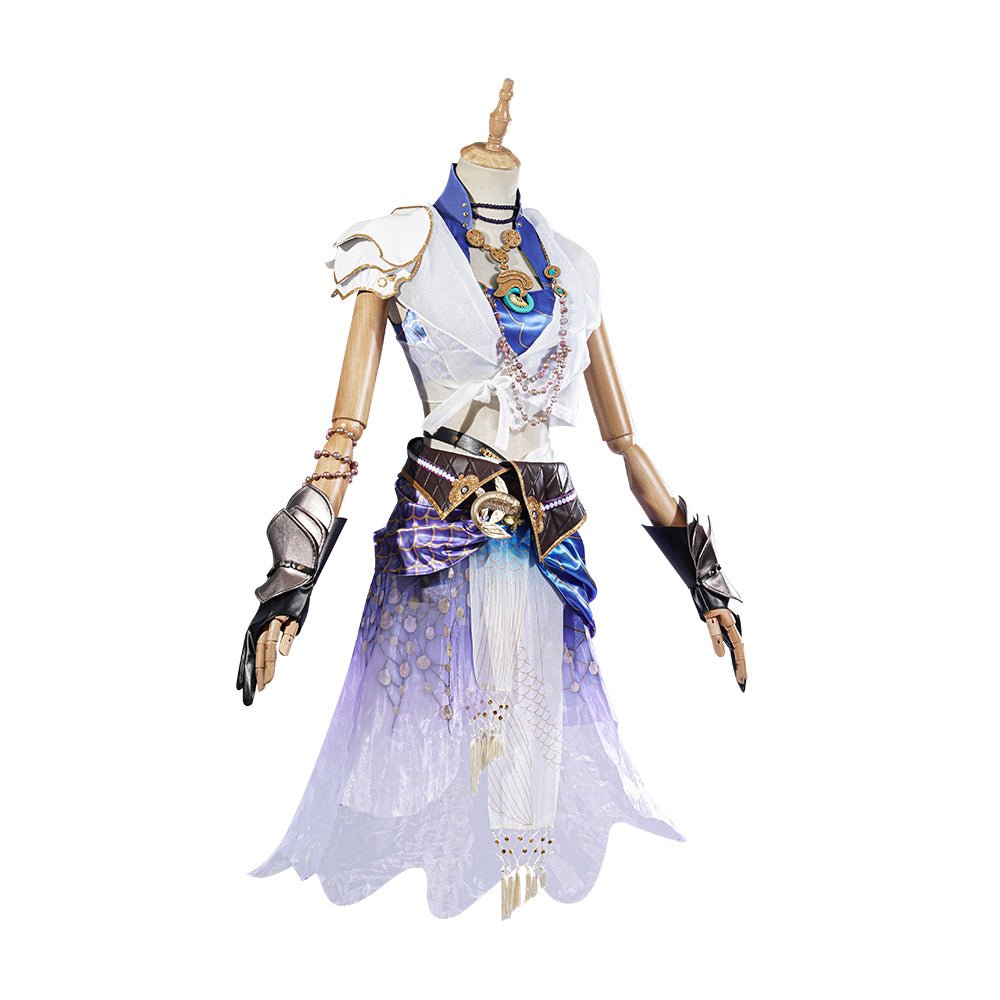 Costume Cosplay Valda Cui NARAKA: Bladepoint pour Femme - Ensemble Complet Jupe