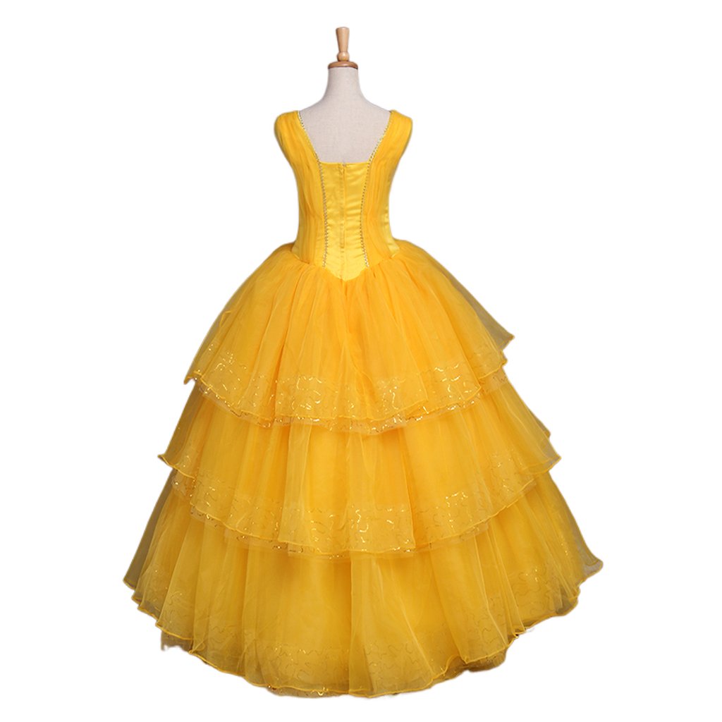 Costume Cosplay Princesse Belle | Robe Adulte Princesse Disney Belle pour Halloween & Fêtes à Thème