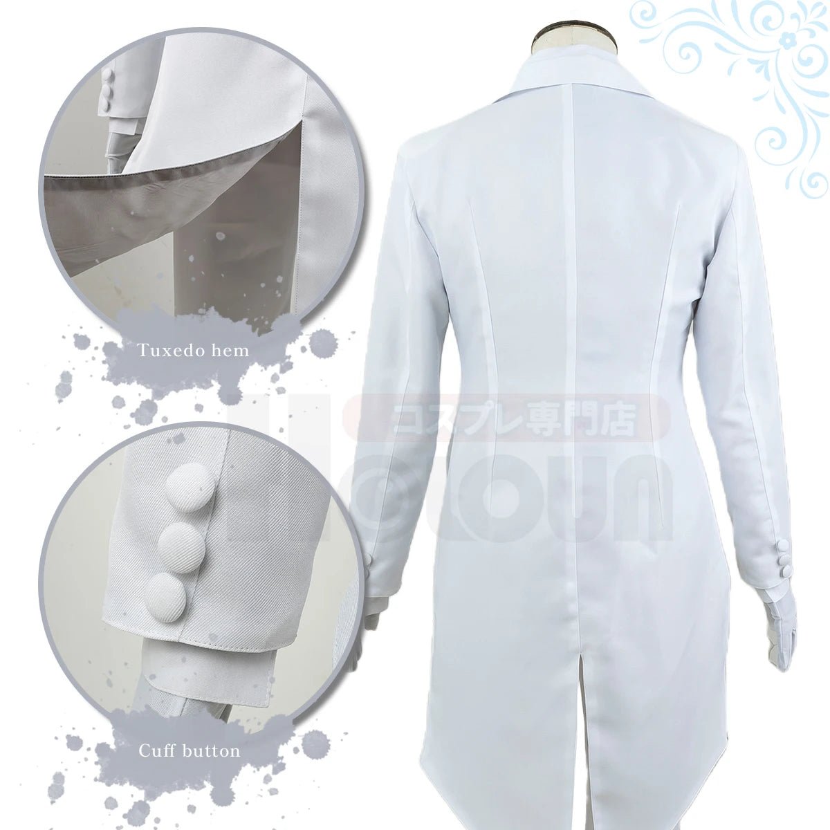 Costume Cosplay Isagi Blue Lock - Tuxedo Queue de Pie pour Exposition et Cadeau