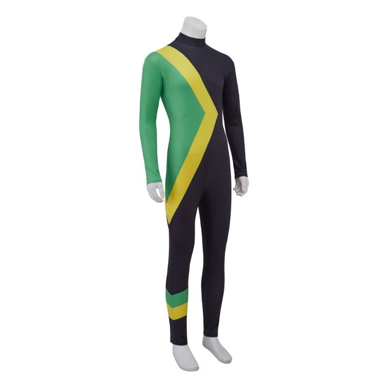 Combinaison Cosplay Équipe Jamaïcaine de Bobsleigh Cool Runnings pour Adultes