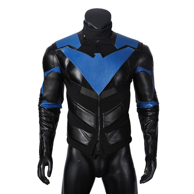 Costume Cosplay Nightwing Gotham Knights Ensemble Complet avec Chaussures pour Halloween et Fêtes
