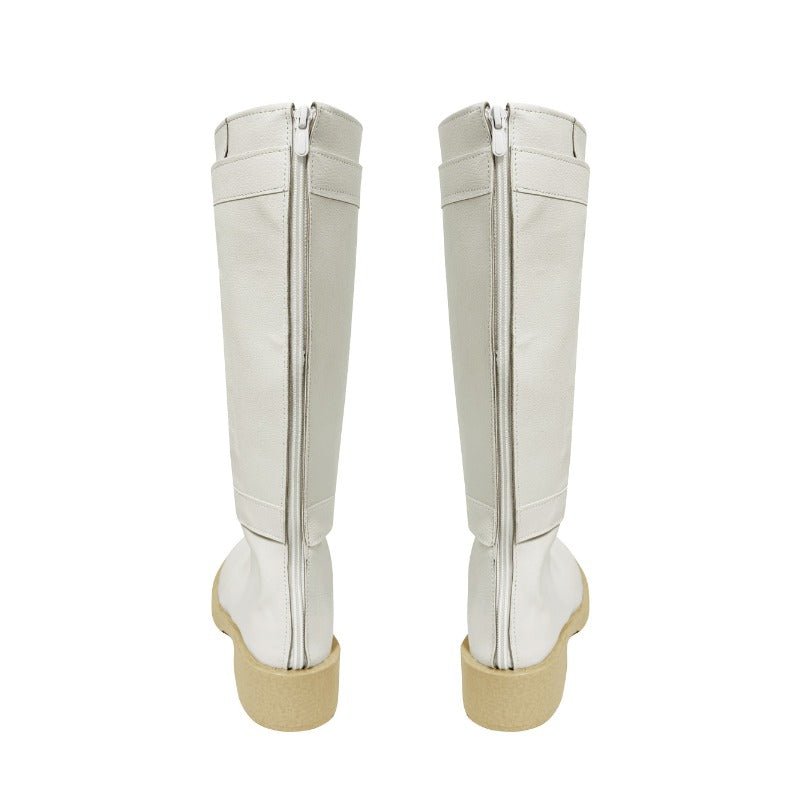 Costume Cosplay Reine Amidala Padmé - Tenue de Combat Blanche avec Cape pour Femmes