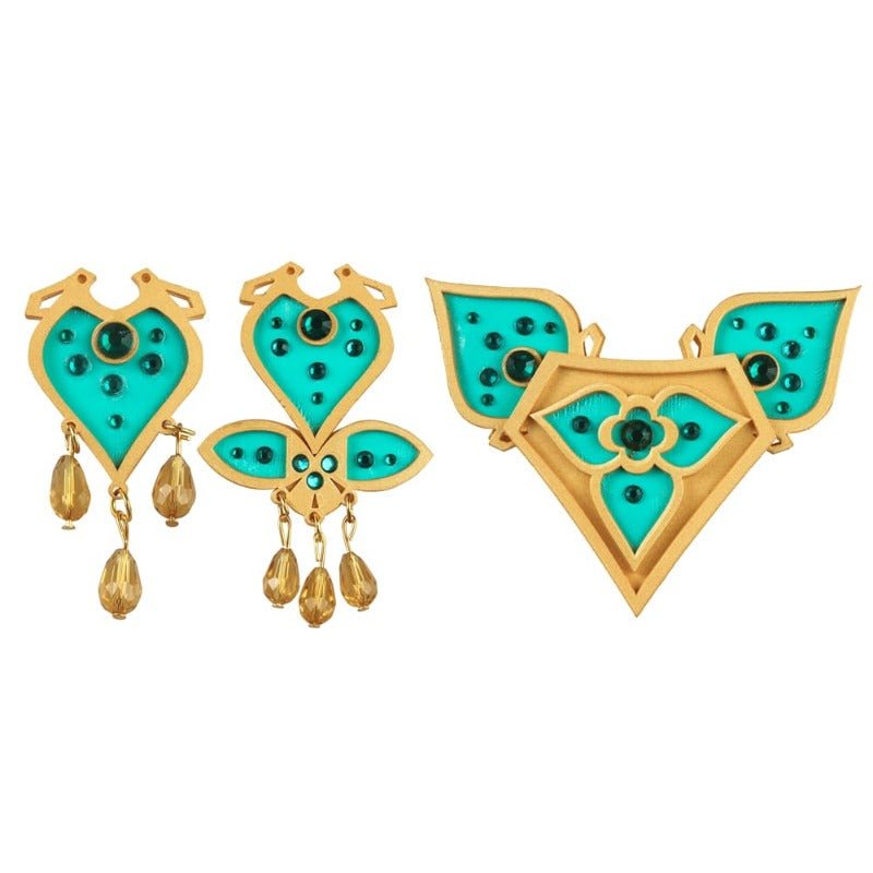 Costume Cosplay Princesse Jasmine - Robe Paon Inspirée d'Aladdin pour Adultes