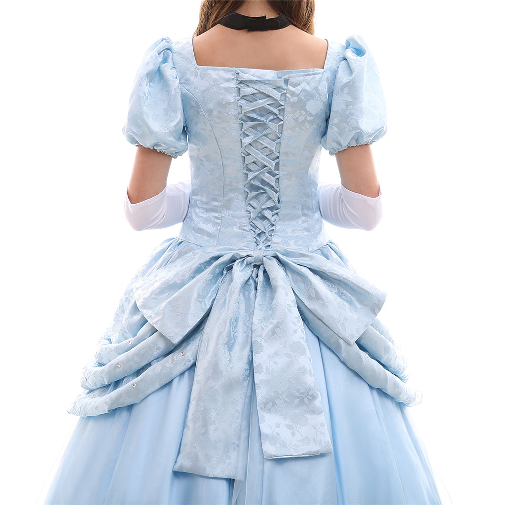 Série de Costumes Cosplay Disney Cinderella: Princesse, Prince, Belle-mère et Domestique