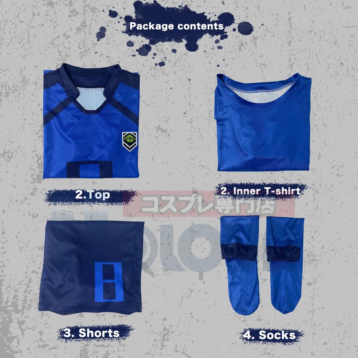 Perruque Cosplay Anime Blue Lock pour Isagi, Bachira, Chigiri, Nagi et plus