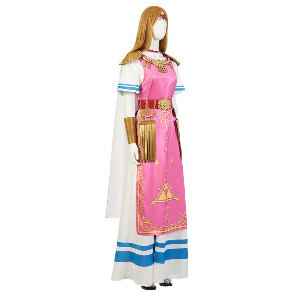 Super Smash Bros. Ultimate Princesse Zelda Rose Costume Cosplay - Tenue Inspirée du Jeu