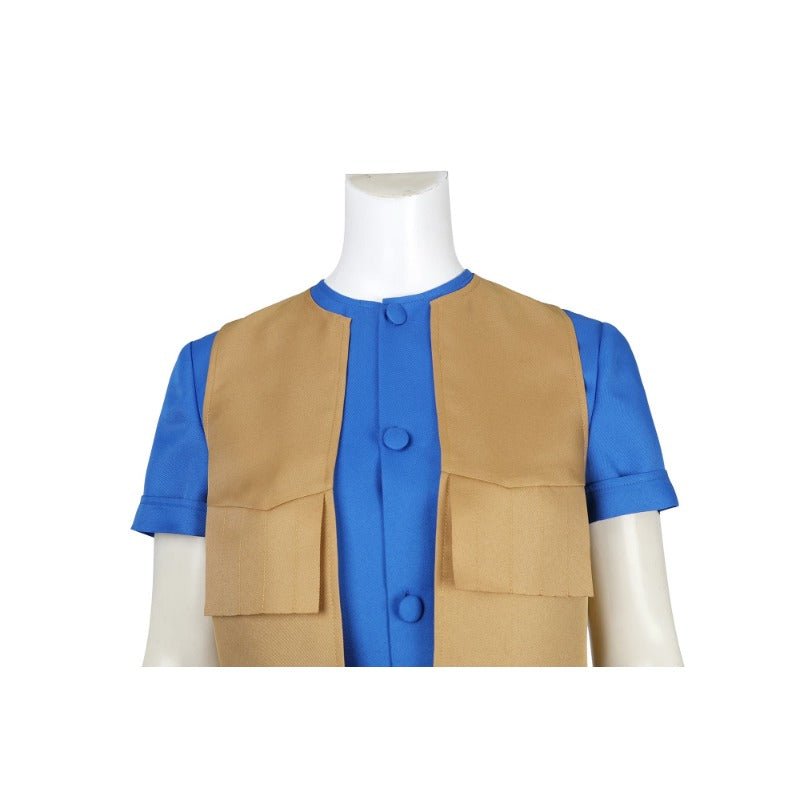 Costume Cosplay Enfant Princesse Peach Showtime Cowgirl pour Halloween et Jeu de Rôle