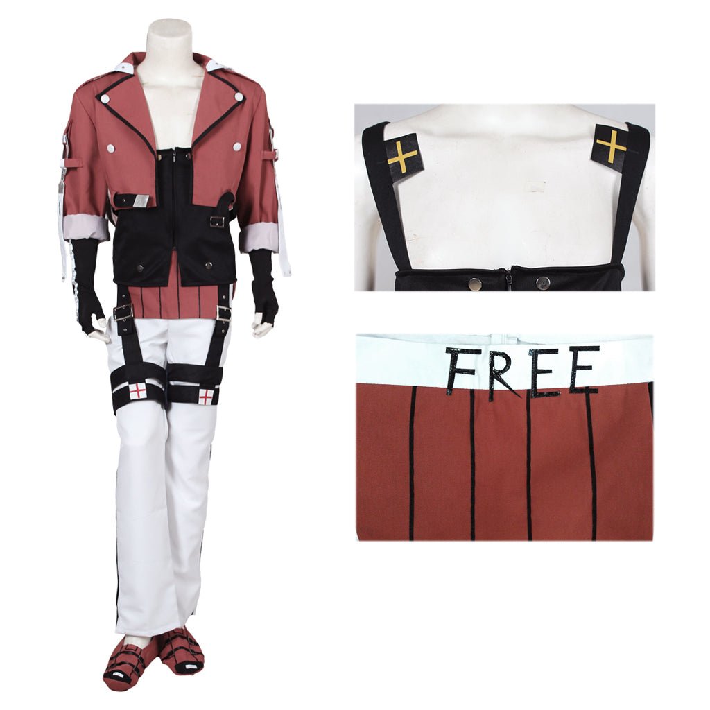 Costume Cosplay Guilty Gear Xrd Sol Badguy – Réplique Authentique