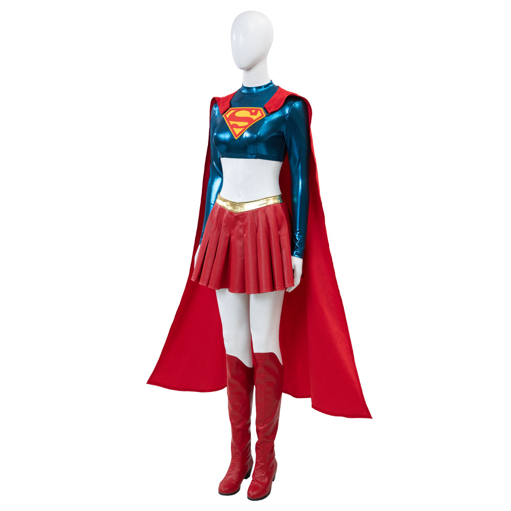 Nouveau Costume Cosplay Supergirl Édition 2025 - Tenue Anime de Qualité Supérieure
