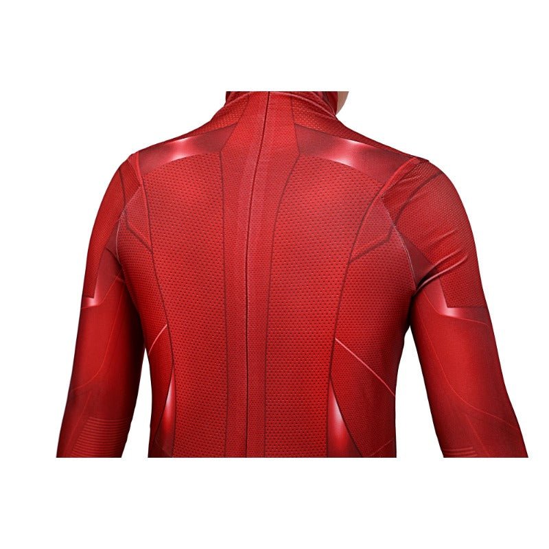 Costume Cosplay Barry Allen Saison 5 The Flash Combinaison Masque Impression 3D Ensemble Complet
