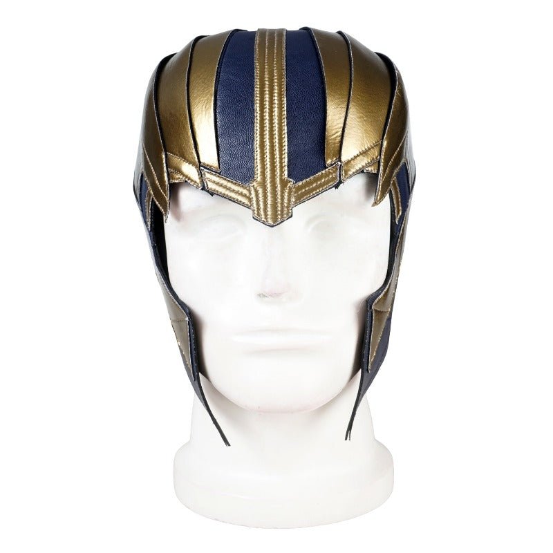 Costume Cosplay Boss Méchant avec Gants d'Infini & Chaussures pour Halloween Carnaval