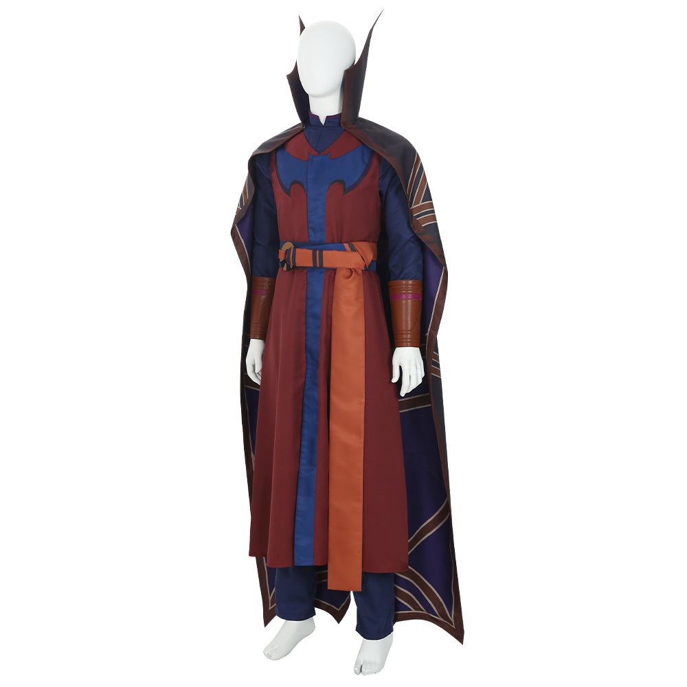 Costume Cosplay Sourire Hero Steve pour Halloween, Inspiré du Docteur Strange pour Adultes et Enfants