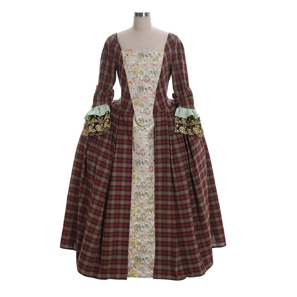 Robe Costume Inspirée d'Outlander | Cosplay des Highlands Écossais pour Femmes