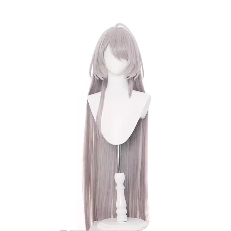 Perruque Cosplay Acheron Honkai Star Rail Rouge Mélangé Résistante à la Chaleur