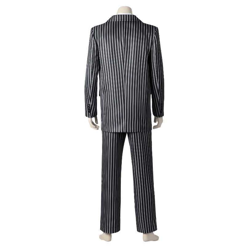 Costume Cosplay Gomez Addams de La Famille Addams pour Halloween
