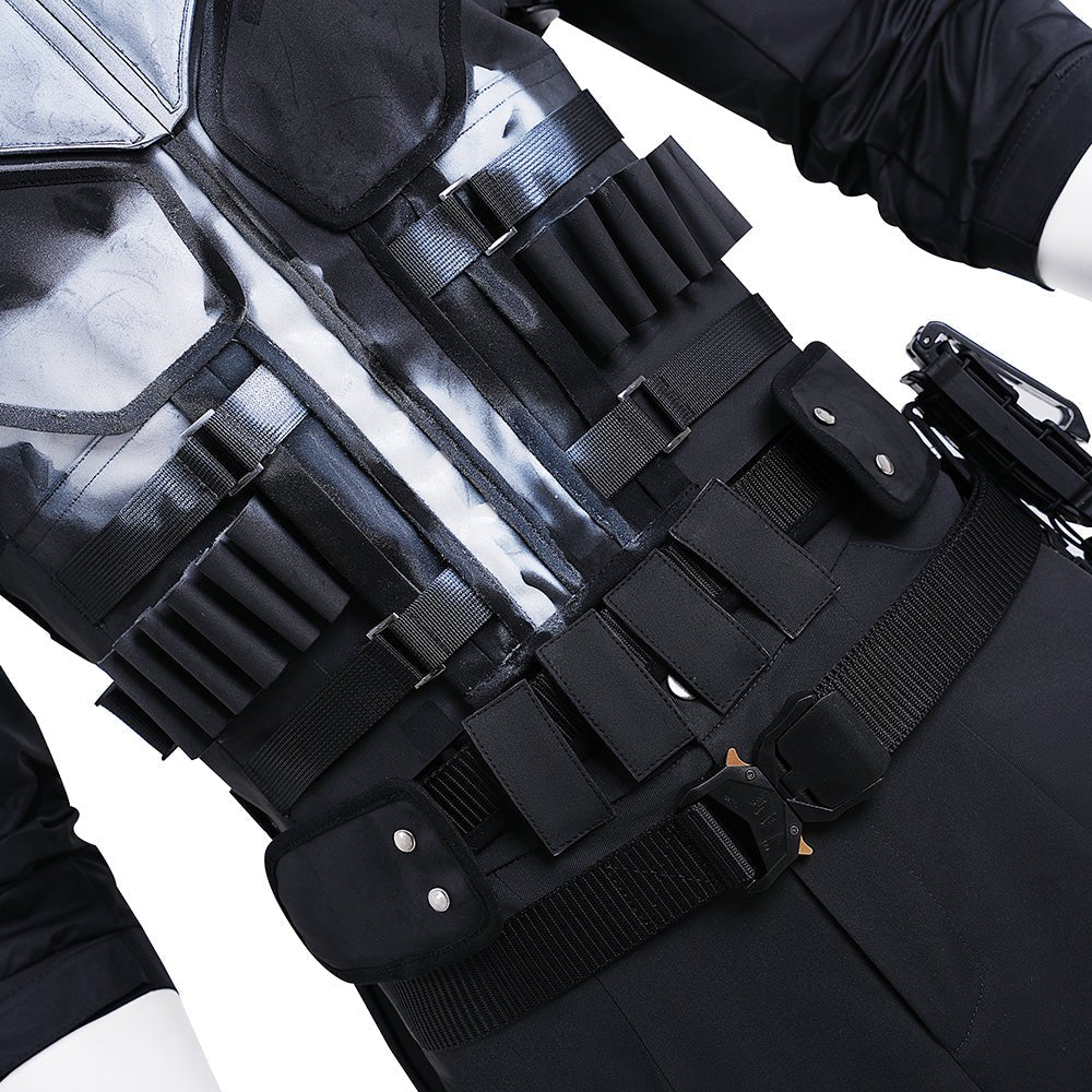 Costume Cosplay Punisher de Daredevil: Né de Nouveau pour les Fans de la Série TV