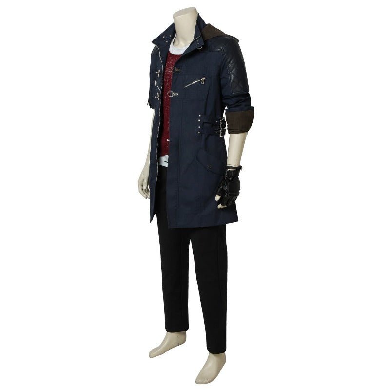 Costume DMC 5 Nero - Veste Longue de Chasseur de Démons pour Halloween