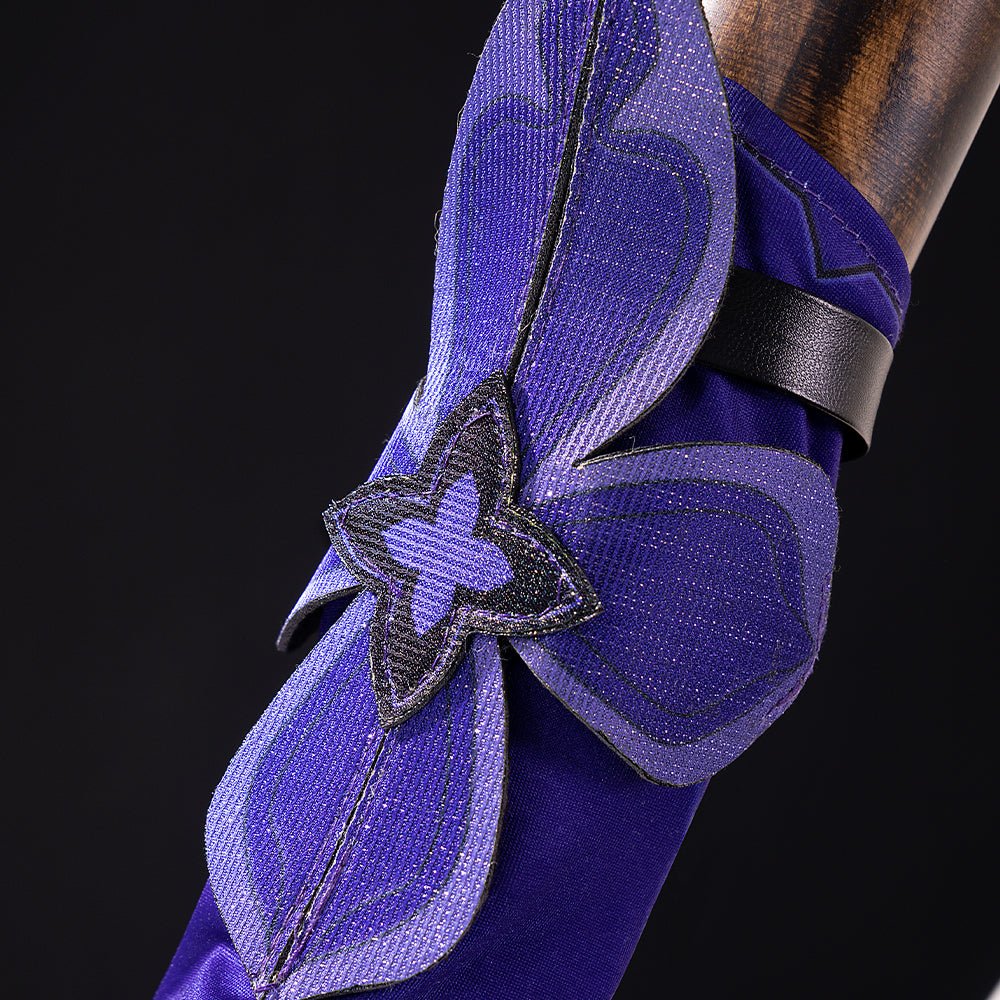 Costume Cosplay Black Swan Honkai Star Rail | Robe Violette Perruque Accessoires Jardin de la Réminiscence