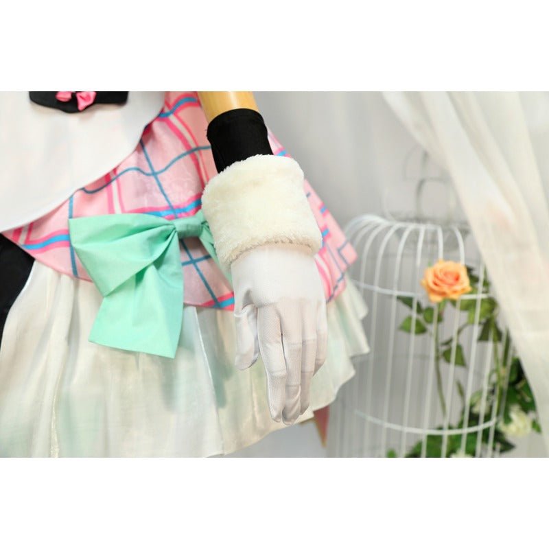 Costume Cosplay Magical Mirai 2021 Trèfle Lapin Miku avec Bottes - Tenue Hatsune Miku