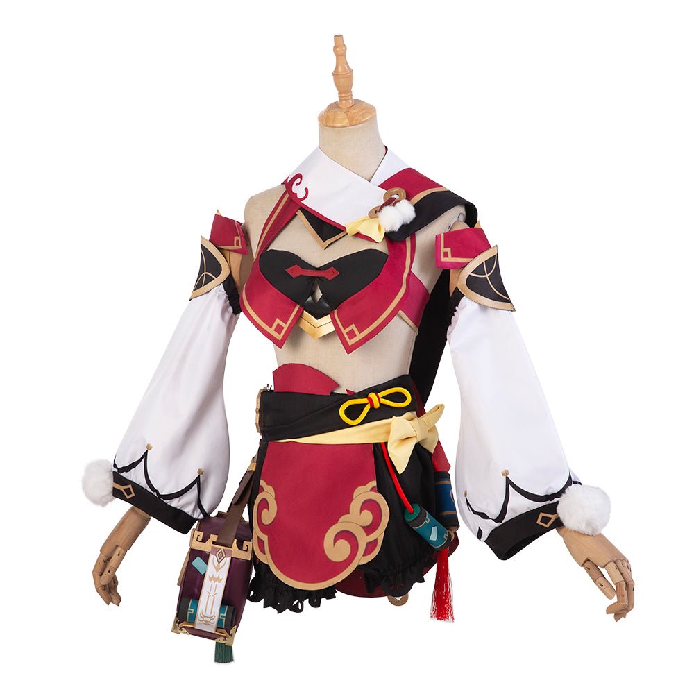 Costume Cosplay Genshin Impact Yanfei - Tenue Premium Inspirée du Jeu pour Fans d'Anime