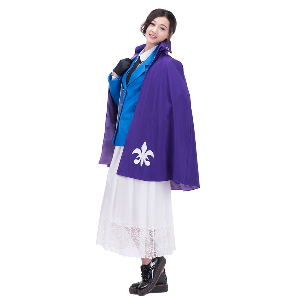 Costume Cosplay Hetalia: France Nyotalia - Robe Féminine Authentique