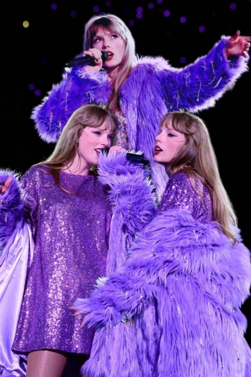 Costume de Concert de Taylor Swift | Robe à Sequins Lavande | L'AniMirage