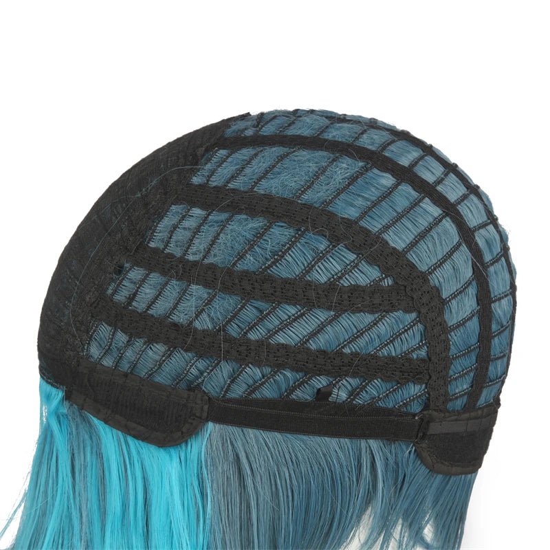 Perruque Cosplay Xiao Genshin Impact Perruque Cosplay Xiao 40cm Bleu Mélangé