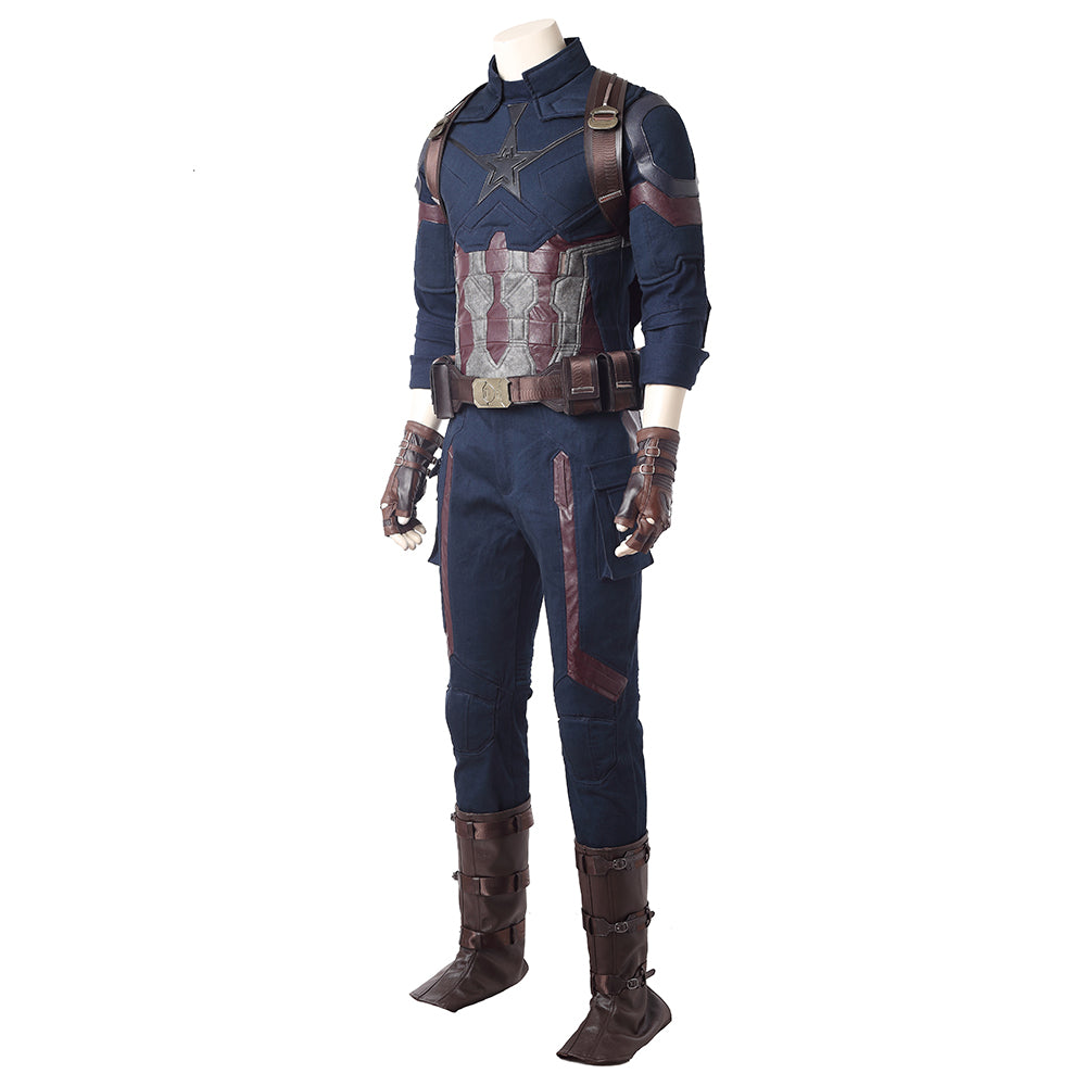 Costume Cosplay Captain America - Guerre Infini des Avengers - Réplique de Film de Qualité Premium
