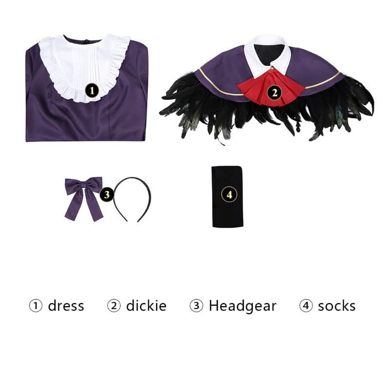 Costume Cosplay Akemi Homura Puella Magi Madoka Magica Robe pour Femme