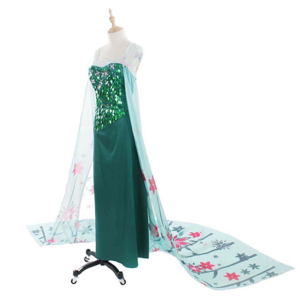 Série de Costumes Cosplay Anna & Elsa Frozen | Robes de Princesse pour Cosplay, Halloween & Fêtes
