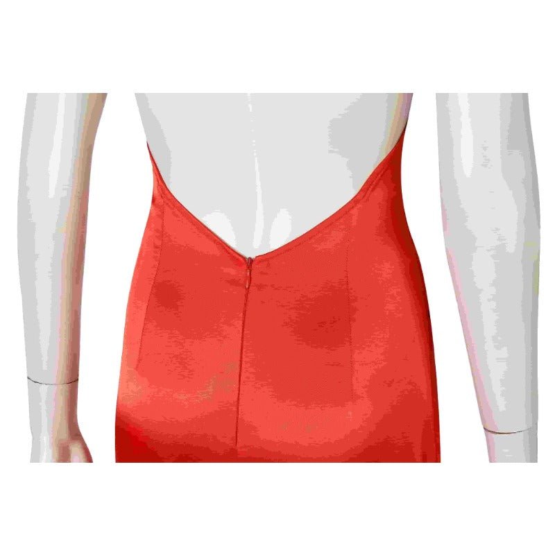 Robe Rouge Sans Bretelles Aerith FF7 Costume Cosplay pour Halloween & Fêtes