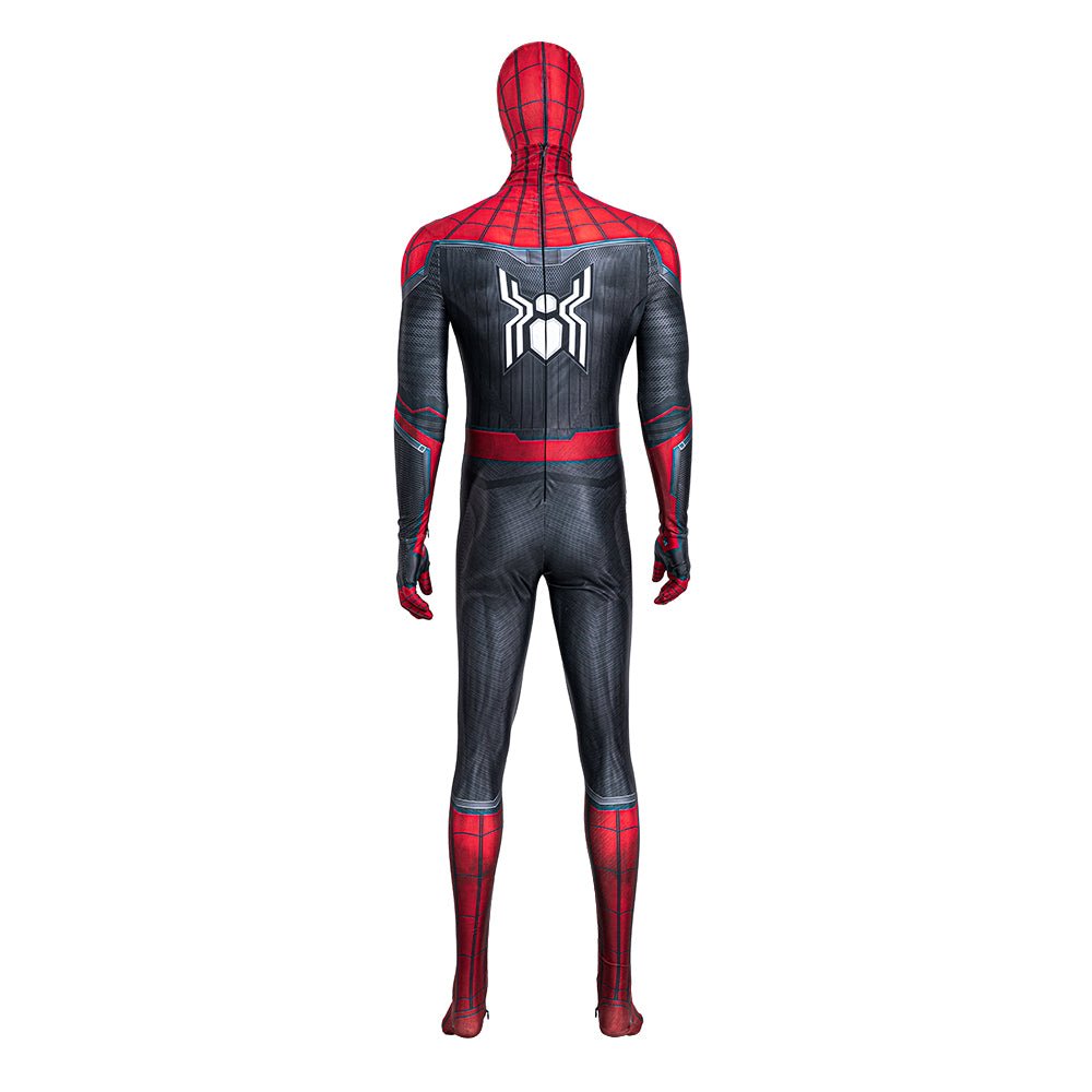 Costume Cosplay Spider-Man Loin de Chez Lui - Combinaison Rouge pour Hommes - Design Fidèle au Film