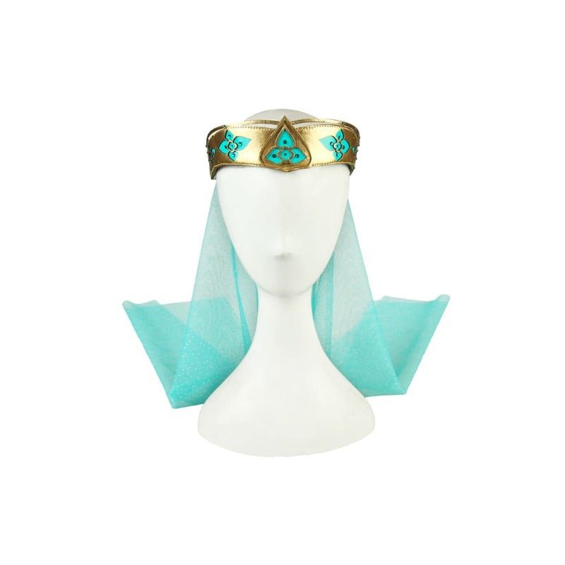 Costume Cosplay Princesse Jasmine - Robe Paon Inspirée d'Aladdin pour Adultes