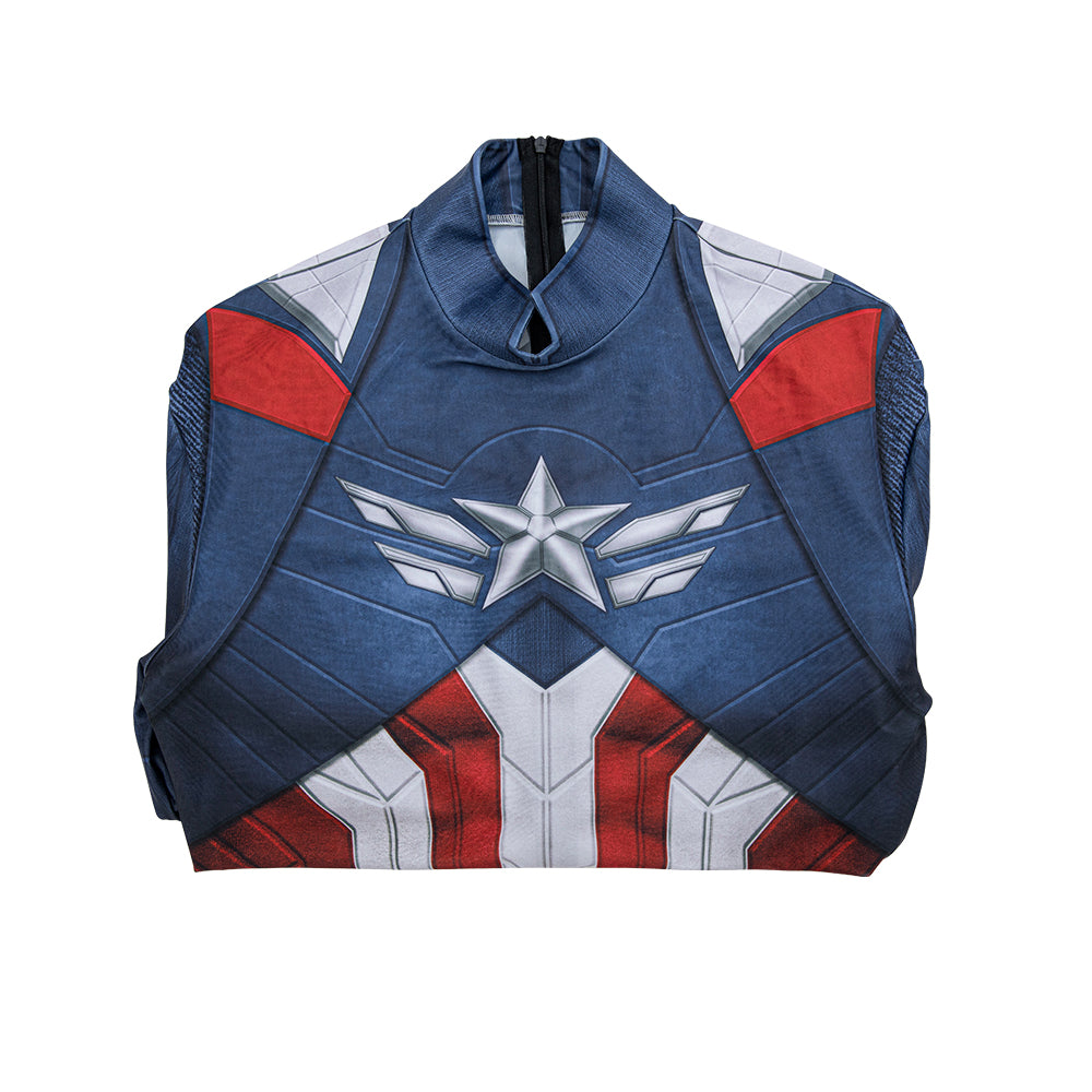 Costume Cosplay Captain America - Édition Imprimée 2025 - Univers Cinématographique Marvel