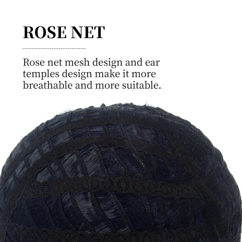 Perruque Cosplay Acheron Honkai Star Rail Rouge Mélangé Résistante à la Chaleur