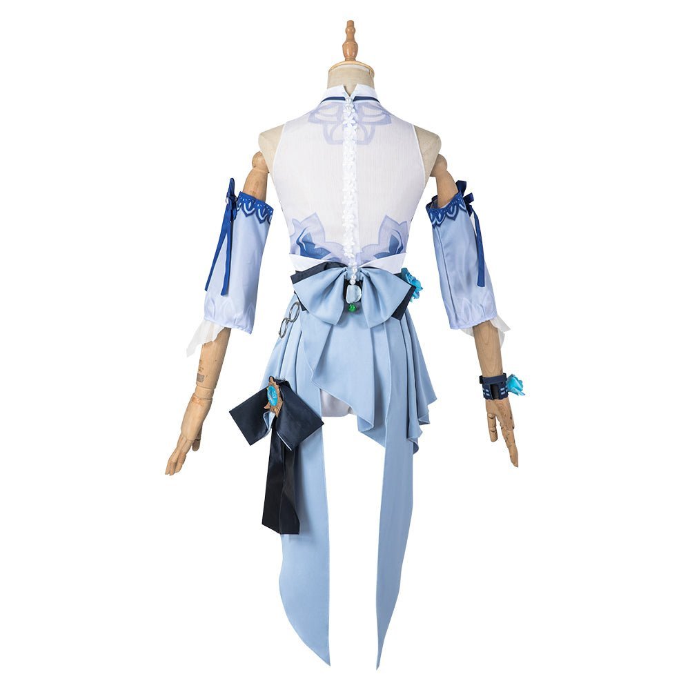 Costume Cosplay Genshin Impact Jean Brise Marine Peau Été Robe Piscine Halloween