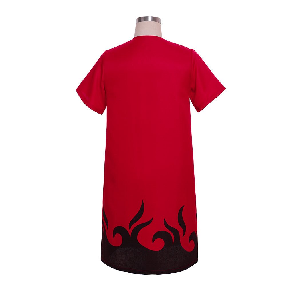 Costume Cosplay Naruto - Robe Longue et Cape d'Uzumaki Naruto